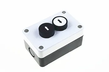 

Self reset flat button 2 hole waterproof button box switch box control box with arrow button up and down