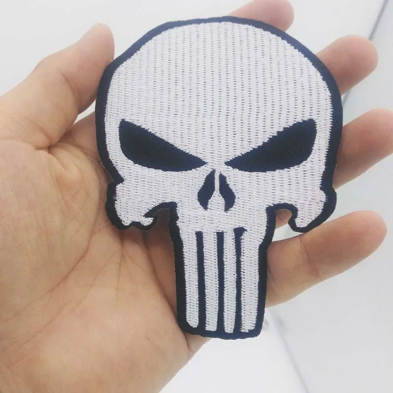 

Punish Iron On Patch Embroidered Embroidery Clothes Patch For Clothing Clothes Stickers Garment Apparel Accessories