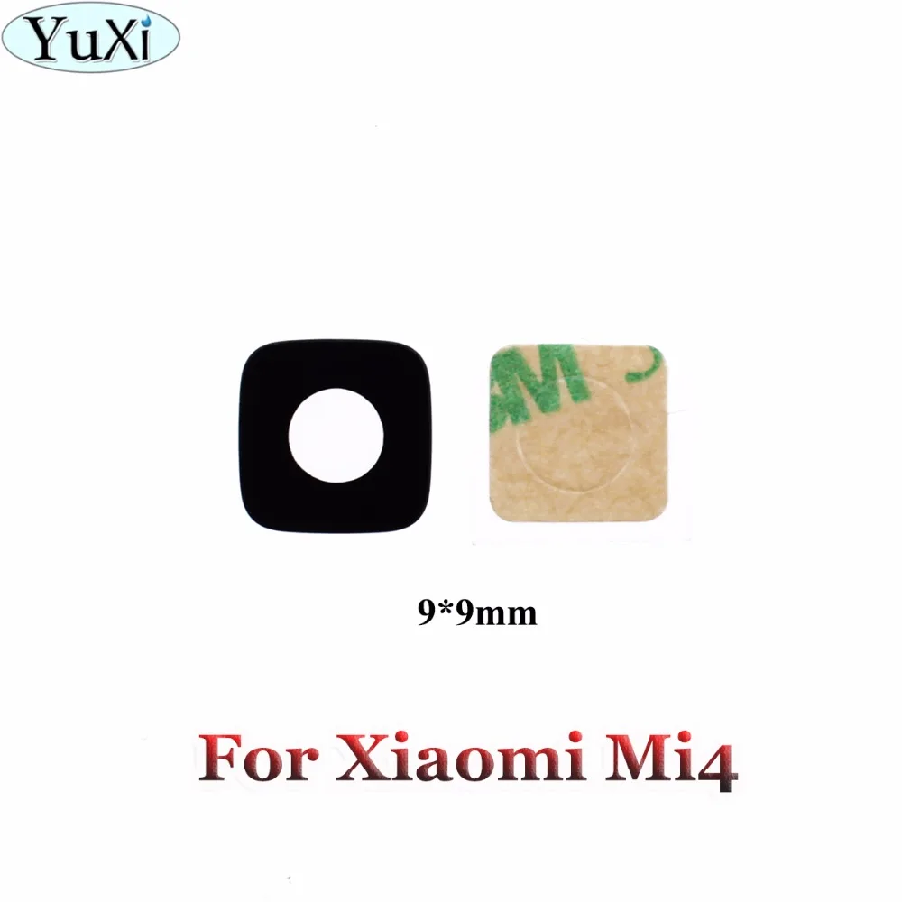 

YuXi 1pcs For Xiaomi 4 mi4 mi 4 Glass Material Rear Back Camera Lens Cover Replacement Repair Spare Parts