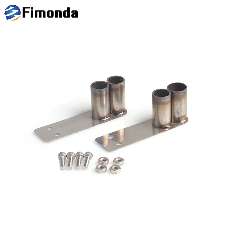 

RC Bilateral Single/Double Metal Simulation Tail Exhaust Pipe For 1/10 RC Crawler Car Traxxas TRX4 AXIAL SCX10 D90 Tamiya CC01
