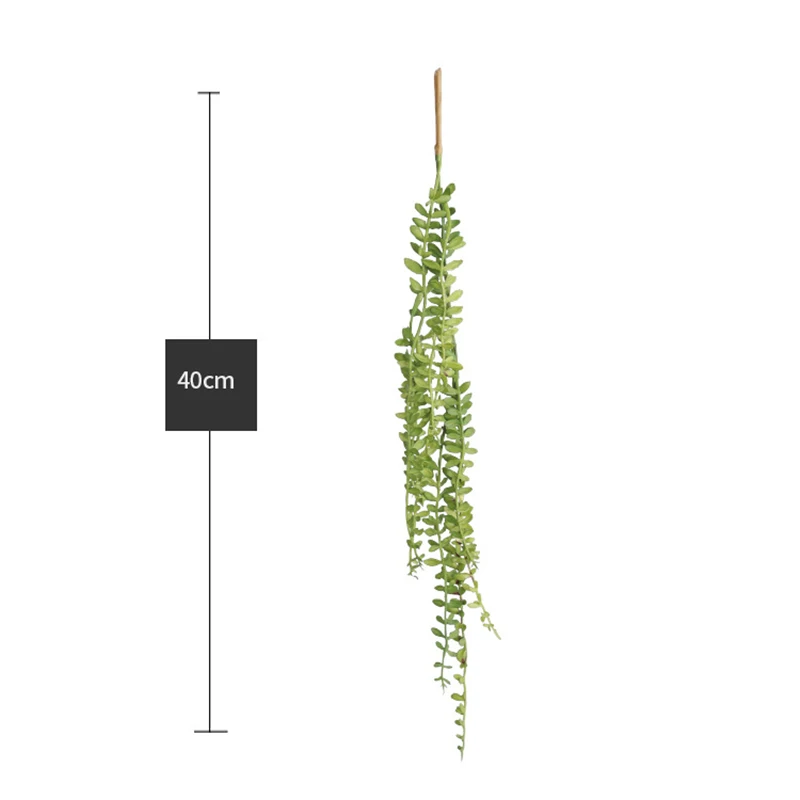 Искусственные суккуленты лоза моделирование мини Senecio Radicans суккуленты поддельные цветочный горшок домашний Свадебный декор высокоискусственное растение