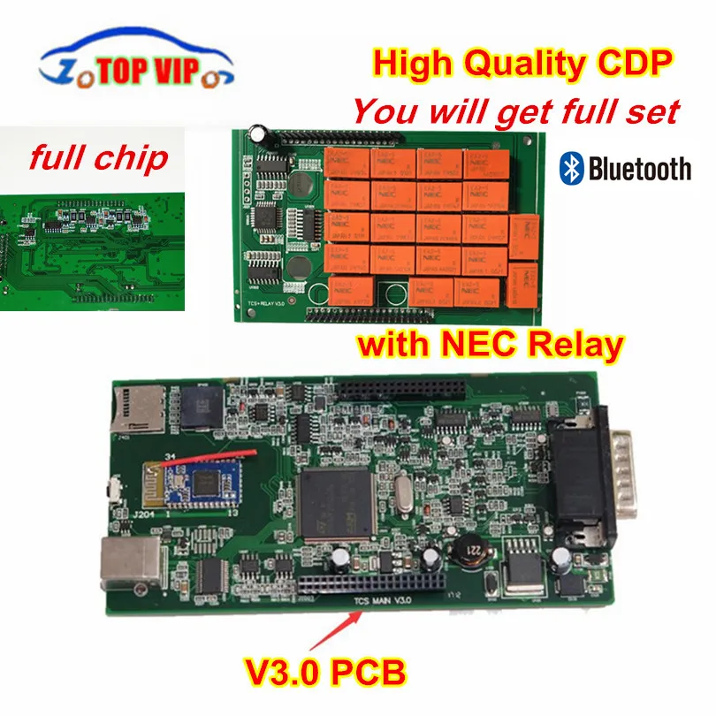 

A + Quality TCS CDP Pro V3.0 bluetooth 2016.1+ keygen Support 2016 year Car Models diagnostic-tool CDP PRO For Cars & Trucks