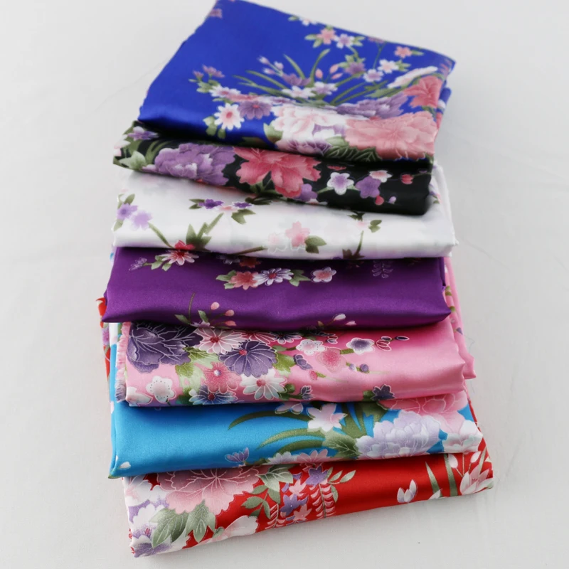Женское платье пижамы ткань принт Атлас Шармез украшение Ткань Текстиль