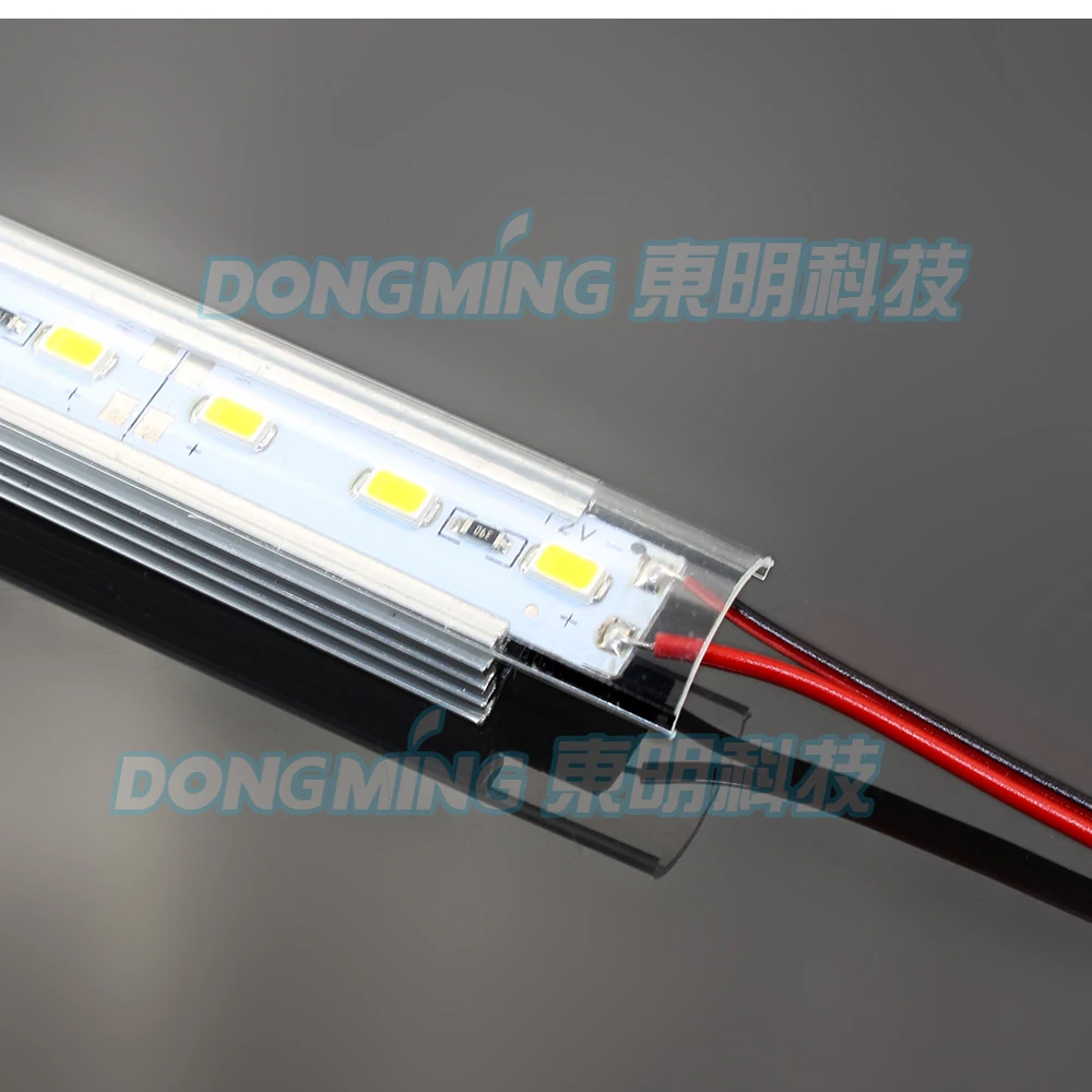 Алюминиевый U профиль LED бар свет 5630 0 5 М 36 светодиодов 12 В с ПК крышка кухня