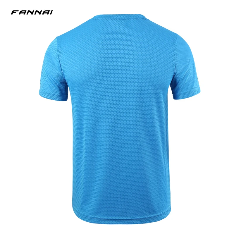 Новинка, Мужская футболка для бега, спортивная одежда, летняя дышащая быстросохнущая футболка с коротким рукавом, футболка для футбола