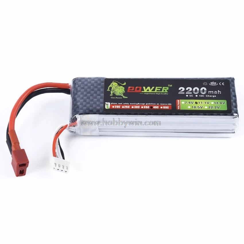 Лев мощность 11 1 V 2200mAh 40C LiPO батарея Burst 80C RC модель Lipoly pack|lion power|11.1v 2200mahlipo battery |