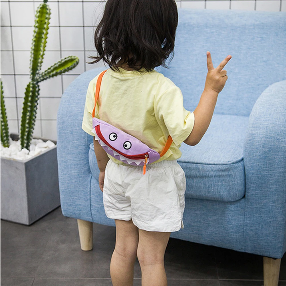 Детская модная поясная сумка для мальчиков и девочек; милая нагрудная сумка с животными из мультфильмов; Kawaii; пояс для бега; поясная сумка; нагрудная сумка
