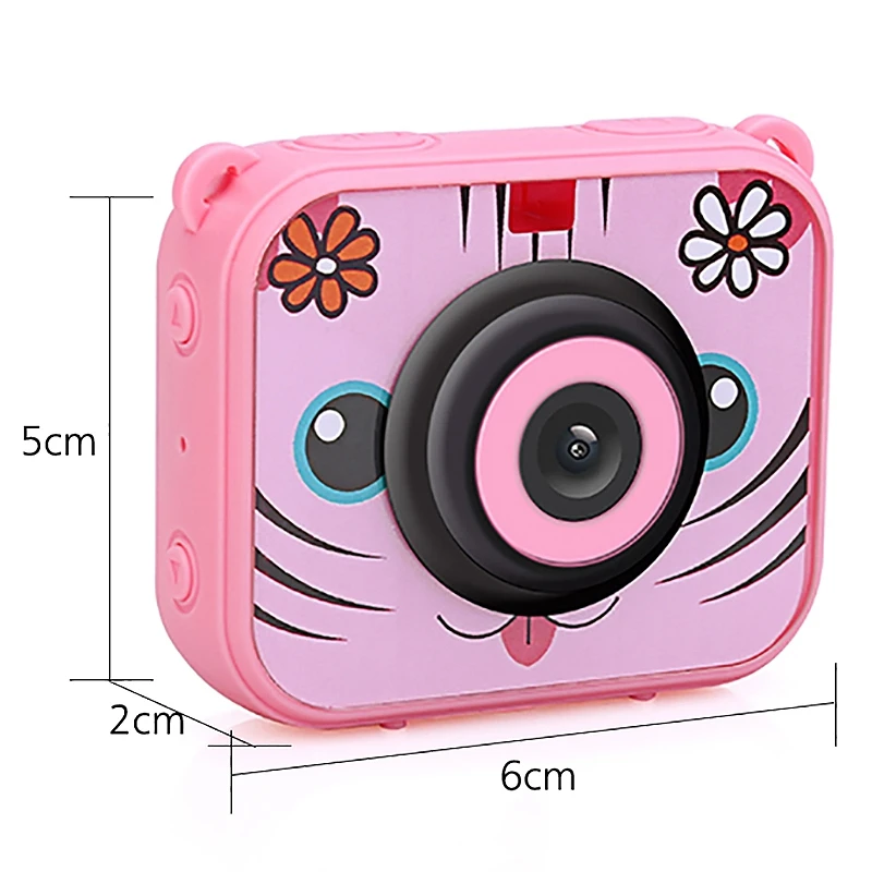  Retail Cute Kids Digital Video Camera 1080p Action Sports Camera 30m Waterproof Built-In Battery Gi
