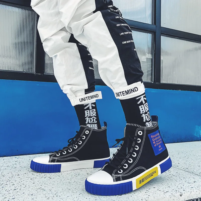 High Help Canvas Shoe Male Shoe Motion Leisure Time Student Skate Casual Shoes Men Sneakers Zapatos De Hombre Scarpe Sneaker