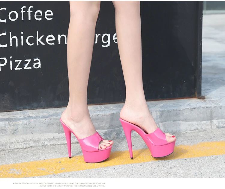 Модная обувь; высококачественные сандалии-тапочки; женская обувь; свадебные модельные туфли на платформе и тонком каблуке 13-15 см; обувь на толстой подошве