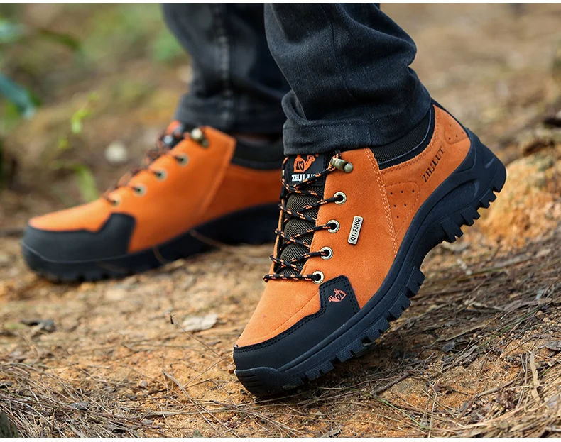Men Suede Mountain Climbing Shoes (42)