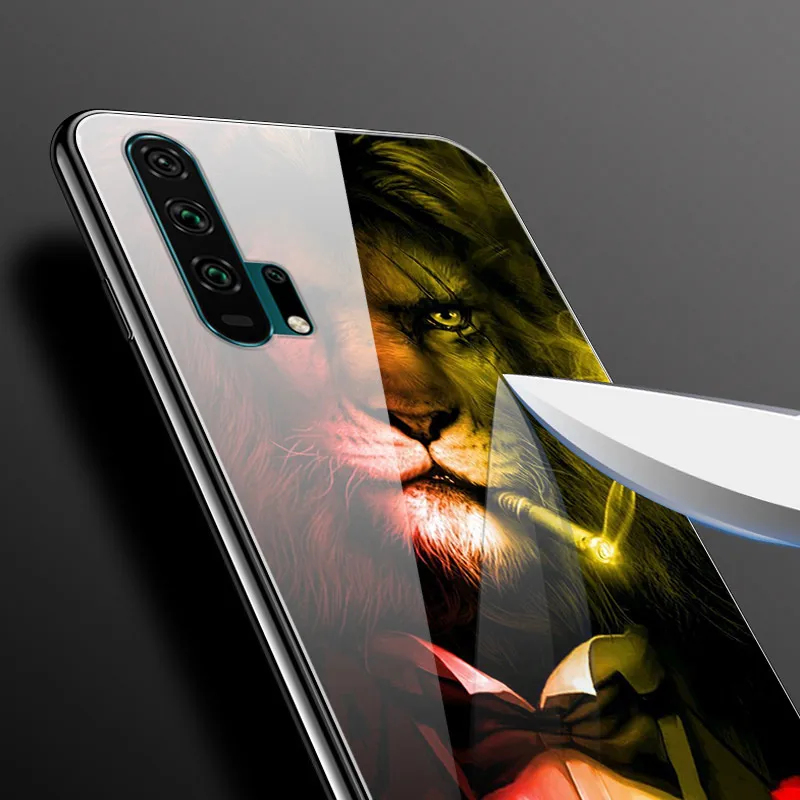 Premium Tempered Glass Hard Back Cover for Huawei Honor 20 Series