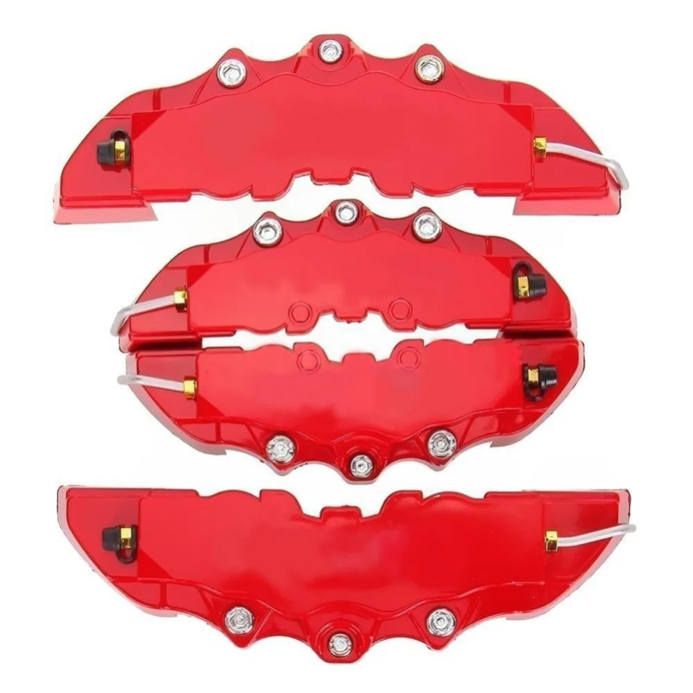 

ABS Plastic Truck 3D Red Useful Car Universal Disc Brake Caliper Covers Front Rear Auto Universal Kit New