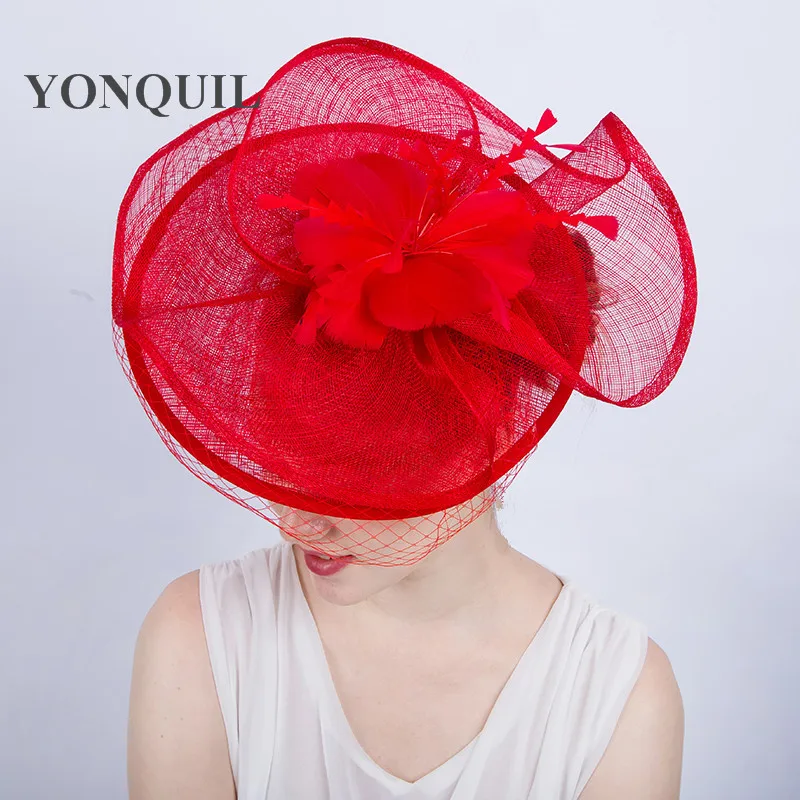 New Arrival Kentucky Fascinators With Feather Derby Hats For Tea