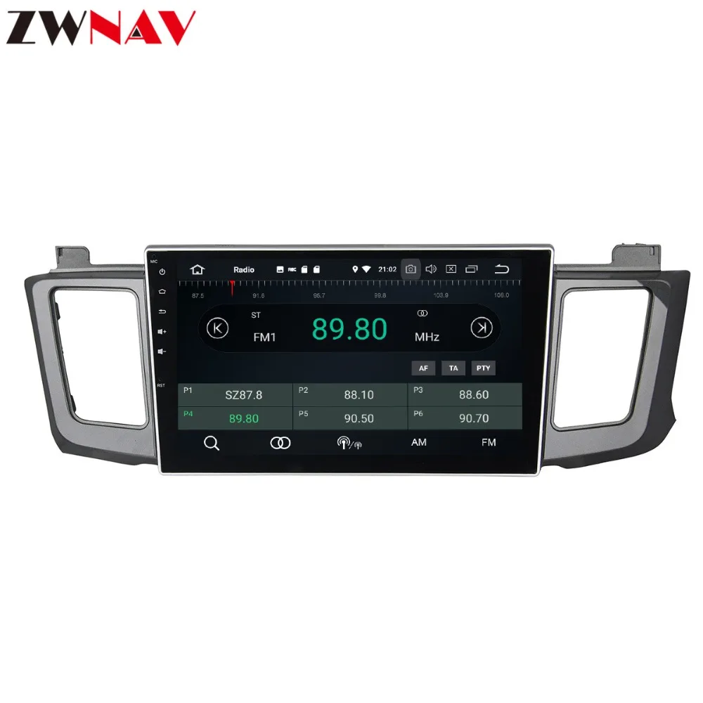 Excellent 10.1 inch Android 9 Car GPS Navigation System Car CD DVD Player for Toyota Rav4 2012-2015 Stereo Auto Radio Head Unit 3