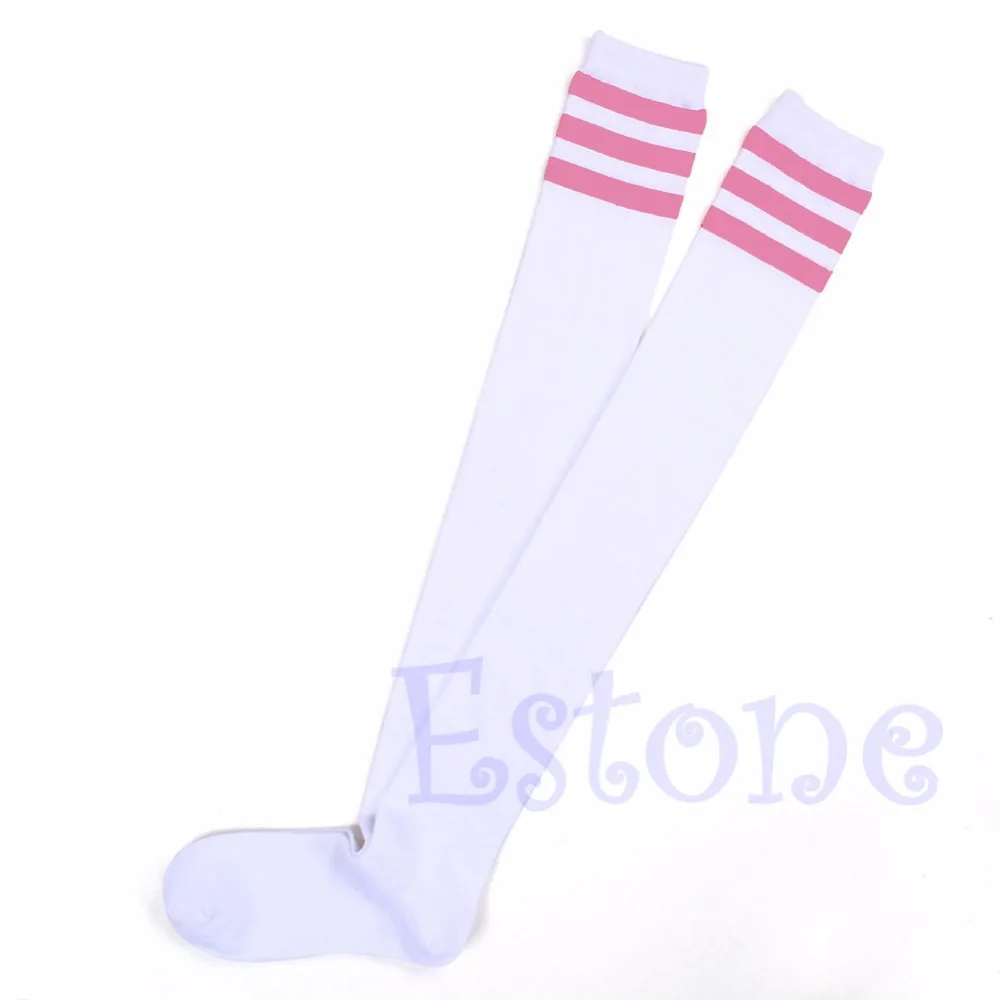 Women Sexy Stripe Cotton Over Knee Socks Thigh High Stockings Long Socks Women Sexy Stripe Cotton Over Knee Socks Thigh High Stockings Long Socks