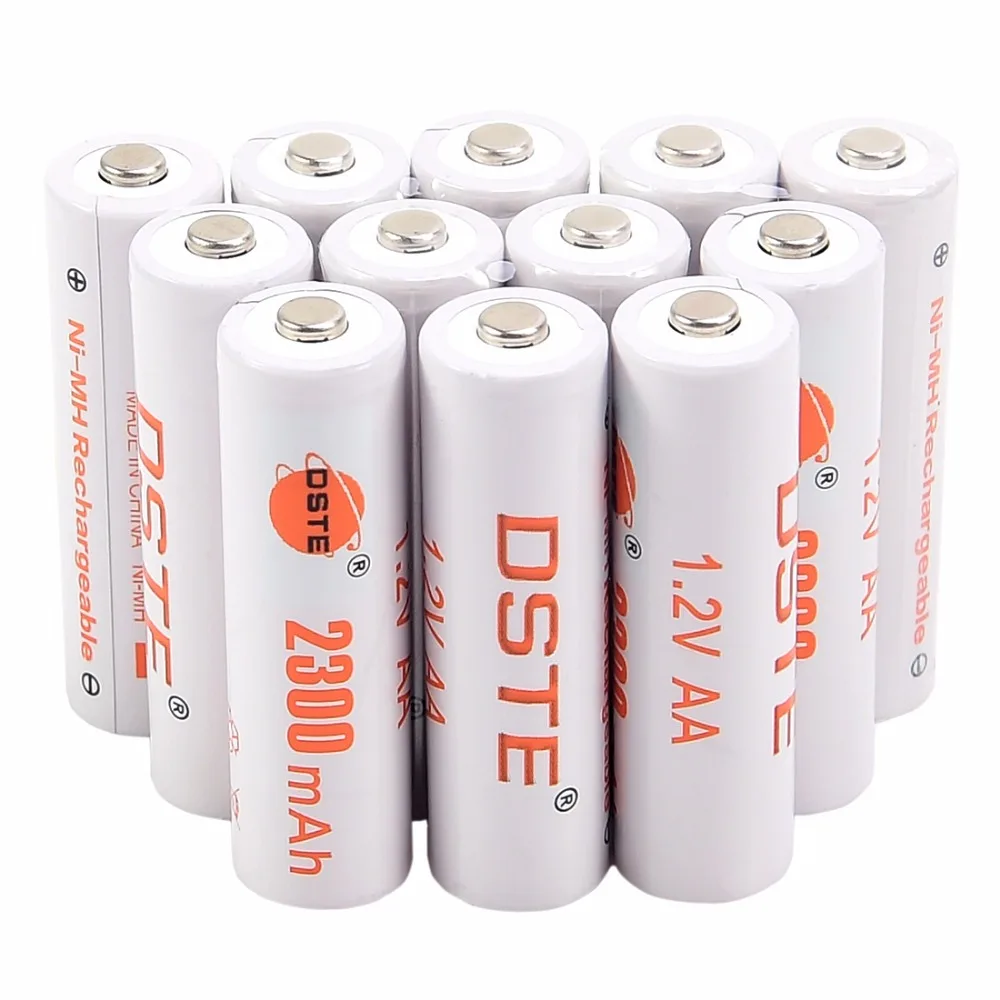 

DSTE 12-pack AA Ni-MH Battery Rechargeable Batteries for Toys Camera