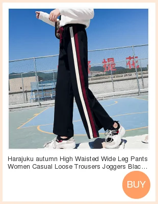 harajuku Letter Printed Women Cargo Pants Hip Hop Streetwear Women's Pants Women Casual Harem Pants Spring black red Sport Pants