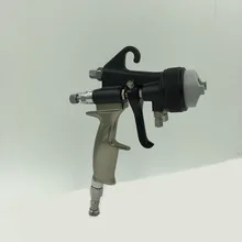 SAT1205 распылитель под давлением двойное сопло спрей пневматический распылитель Авто Давление распылитель нано хром пластины краски Аэрограф пистолет