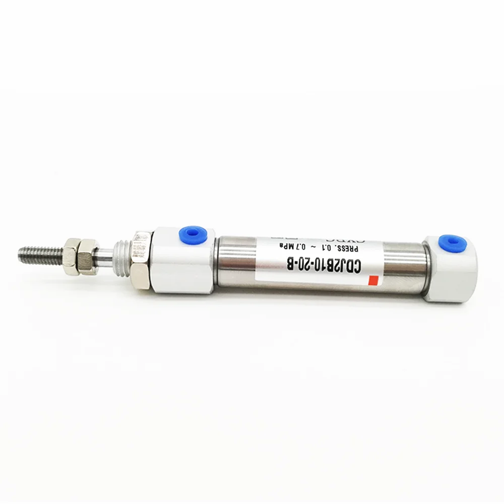 

1pc CDJ2B Type Mini Pneumatic Cylinder Double Acting Single Rod 10mm Bore 10~150mm Stroke Air Cylinder CDJ2B10