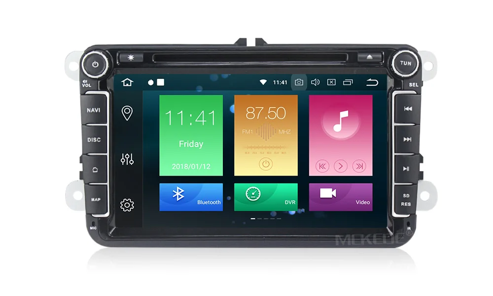 Cheap 1024X600 px5 8" Android 8.0 Octa core 4G RAM Car DVD GPS Radio DVR DAB+ DVD For VW Passat Golf Tiguan Eos Jetta Seat free canbus 12
