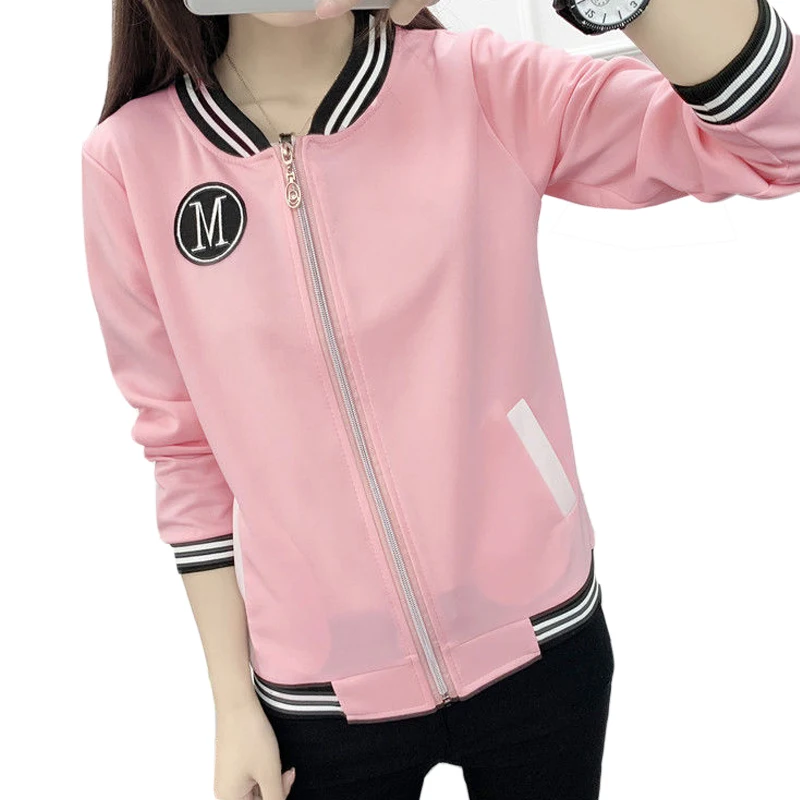 Women's Spring Sweatshirt Autumn Coat Plus Size Lady's Baseball Wear Loose Casual Korean Coats New Fashion | Женская одежда