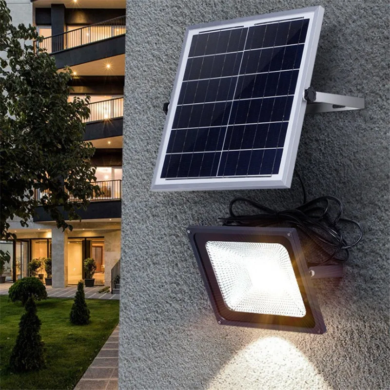 Nieuwe Stijl Solar Lampen Outdoor Tuinverlichting Solar Power Lamp Landelijke Led Flood Licht Waterdicht Gazon Projectie Straat Lamp