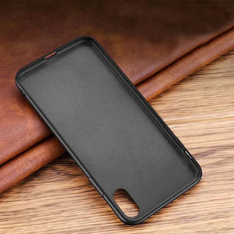 Чехол из натуральной кожи для Iphone X 11 12 Pro чехол XS Max SE 2020 противоударный XR 7 8 Plus 12Mini