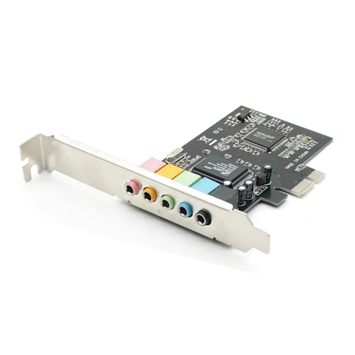 PCI Express PCI-E 5.1ch 6 каналов CMI8738 Аудио Звуковая карта D5257A Fshow windows7/8 Бесплатная доставка