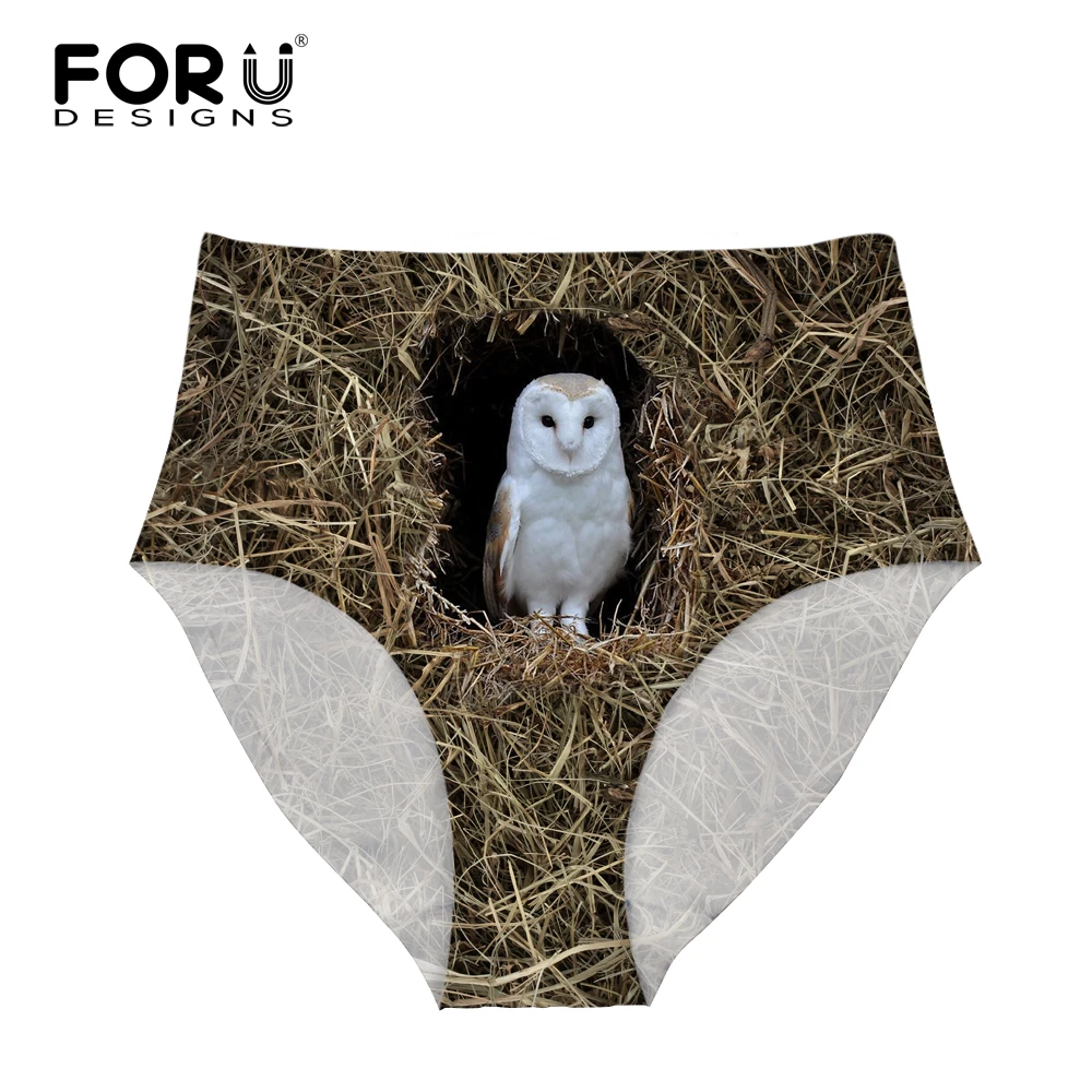 Forudesignsフクロウ面白い女性ハイウエストパンティー下着ため夏クールシームレス薄いブリーフ快適なレディ女性制御 Panties Underwear Women High Waist Pantieshigh Waist Panties Aliexpress