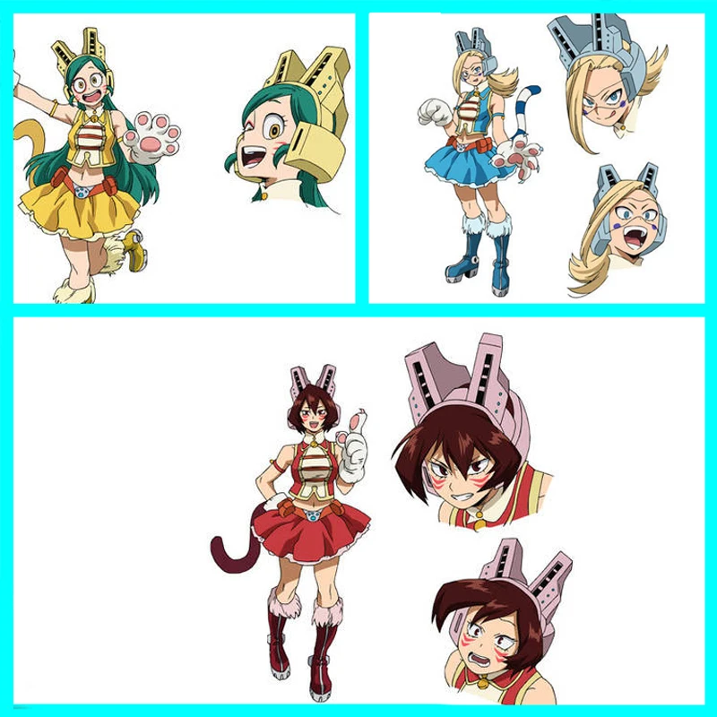 Coshome Boku No Hero Academia My Hero Academia Pussy cat Cosplay Props Helmet  Accessories  (5)