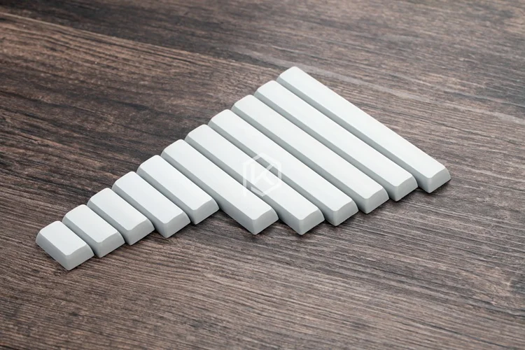  xda blank convex spacebar grey 1.75u 2u 2.25u 2.75u 3u 4.5u 5.5u 6u 6.25u 6.5u 7u blank keycaps for