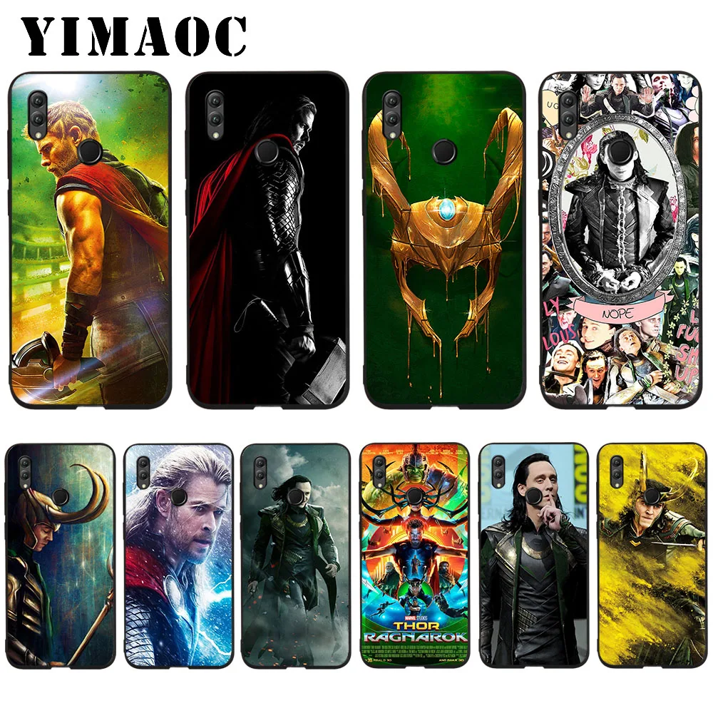 

YIMAOC Marvel Hero Loki Soft Case for Huawei Honor Note 10 9 Lite 8C 8X 8 Lite 7X 7A 3GB Pro 7C 6A
