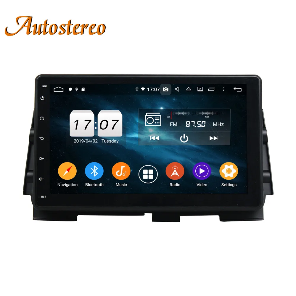 Sale DSP Android 9 Car GPS navigation For Nissan Kicks 2016-2018 multimedia DVD player head unit autoradio tape recorder auto stereo 1