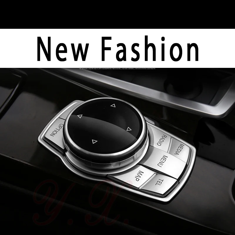 Для BMW хромированные кнопки отделка декоративная крышка внутренняя наклейка для