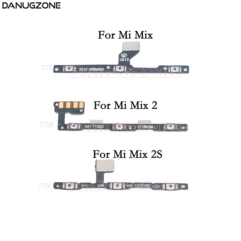 

Power Button Switch Volume Button Mute On / Off Flex Cable For Xiaomi Mi Mix 2 2S Mix2 Mix2S