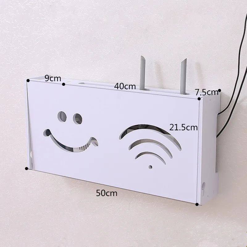Cheap Creative Wall TV Set Top Boxes Frame WIFI Router Storage