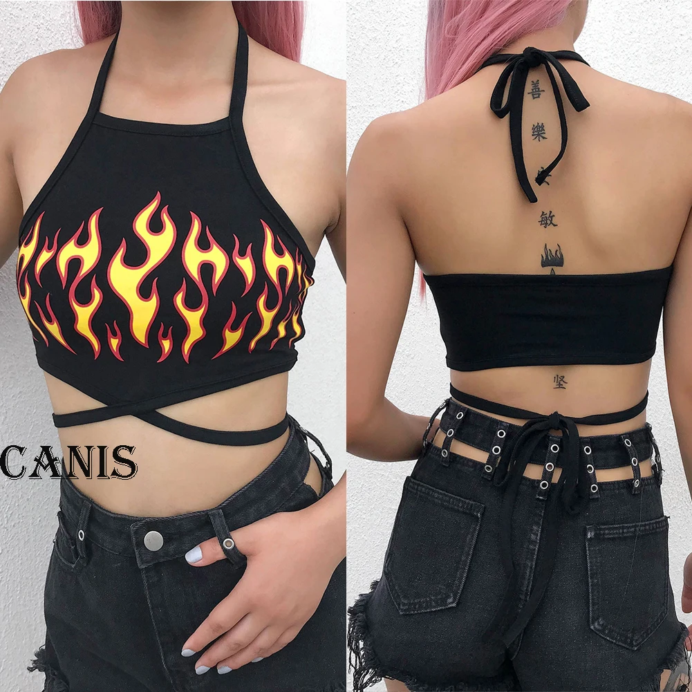 Brand New Sexy Backless Halter Tank Top Women's Tube Bustier Cropped Summer Cultures Tops T Shirt Vest