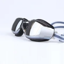 С линзами по рецепту очки для плавания профессиональные силиконовые близорукость мужские очки для плавания Анти-туман УФ с наушником для женщин