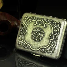 84 мм Медь портсигар Китай Стиль провести 16 сигареты 94*71*20 мм мундштук подарок мужчине защитить ваши сигареты