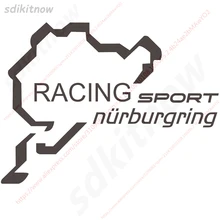 Nurburgring спортивные гоночные окна дверь кузов ПВХ наклейка