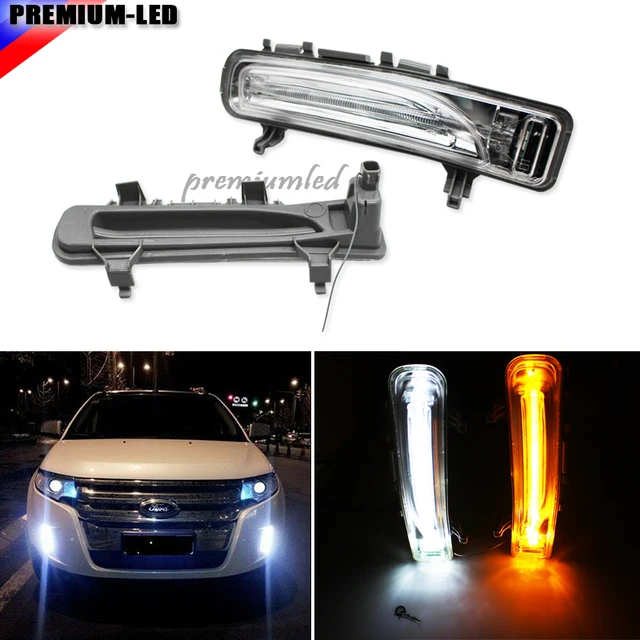 OEM Fit White/Amber Switchback LED Daytime Running Lights w/ Turn