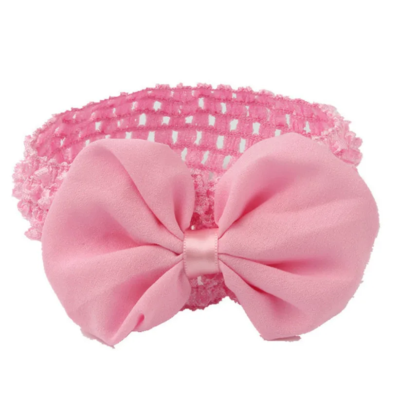 

Kids Girls Chiffon Bowknot Headbands Babe Hollow Elastic Stretch Hairbands Hair Accessories Drop Ship 170719