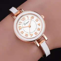 Классические простые женские часы браслет из нержавеющей стали Кварцевые наручные часы relogio feminino montre femme reloj mujer Horloges