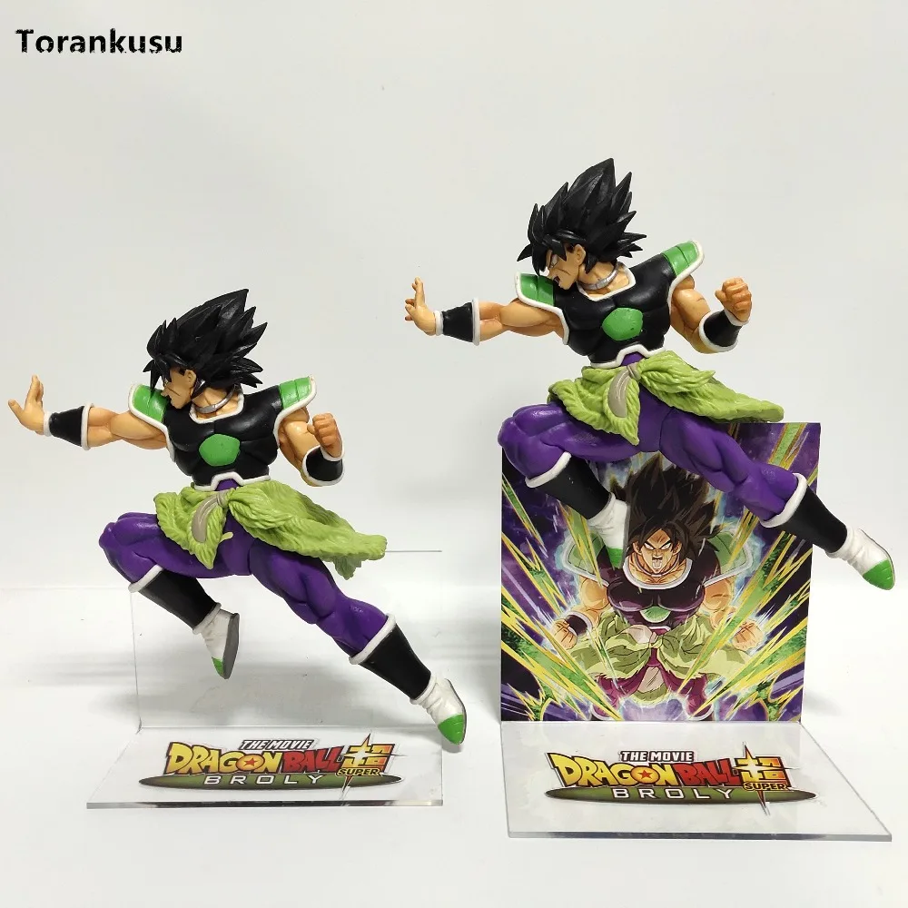 

Dragon Ball Super Broly Movie Action Figures Toy Acrylic Base Anime Dragon Ball Super Ultimate Soldier Figurine DBZ