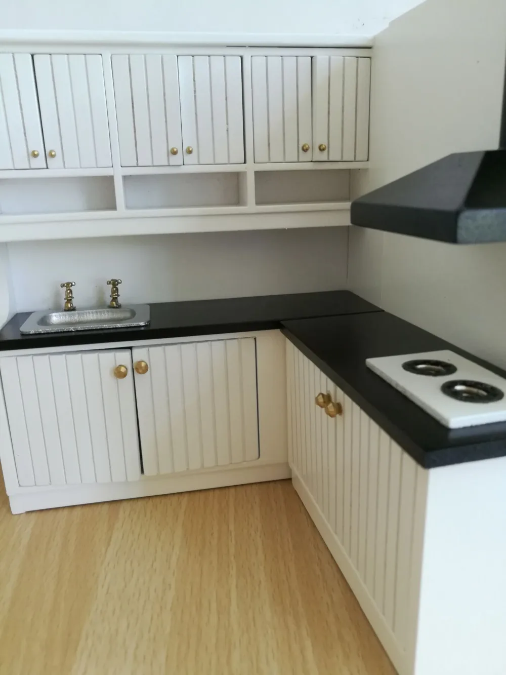 1:12 جديد تصميم لطيف دمية مصغرة أثاث المطبخ المتكامل مجموعة 1096