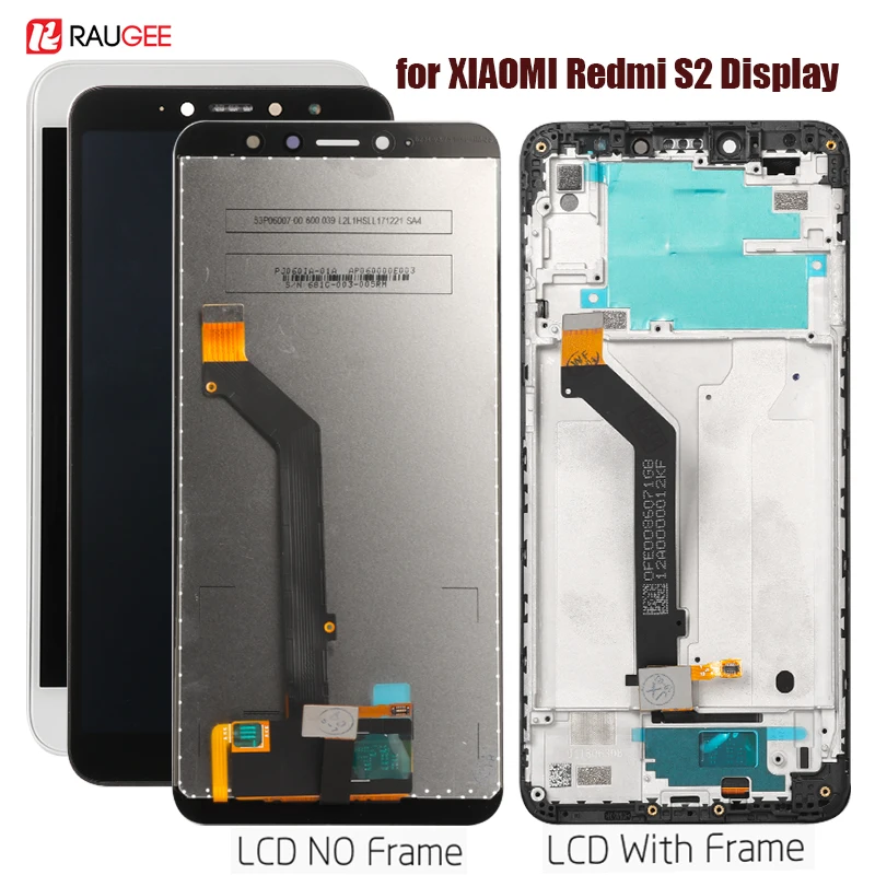 Цена Для Xiaomi Redmi S2 ЖК дисплей и сенсорный экран в сборе Замена для Xiaomi Redmi S2 дисплей сенсорный экран дигитайзер Запчасти для телефонов