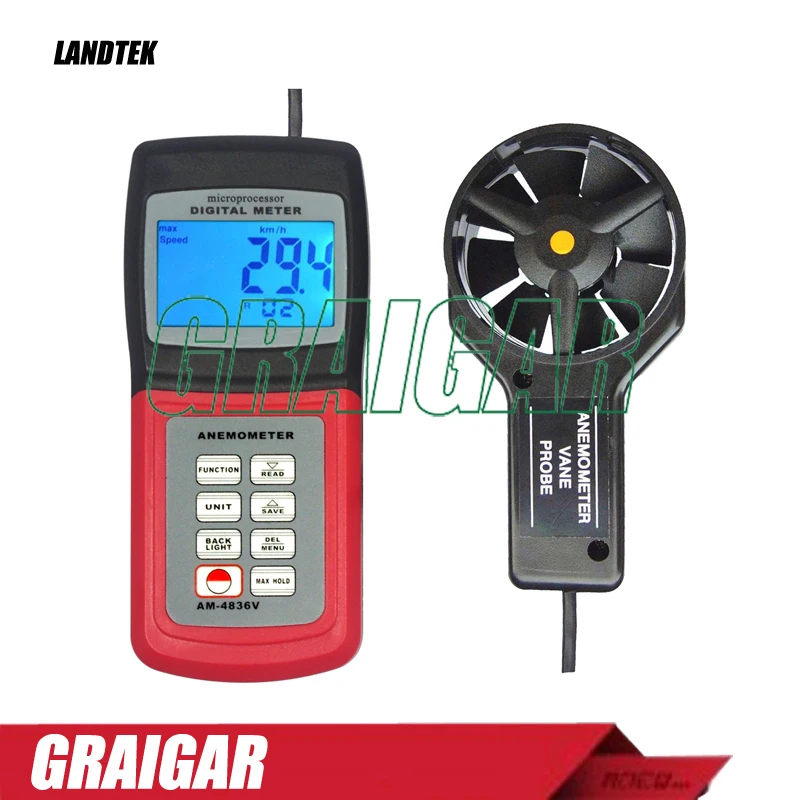 

Digital & Anemometer With Wide Applications AM-4836V