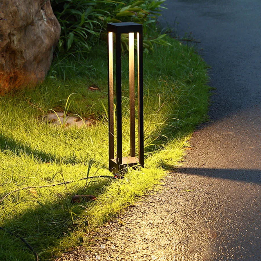Thrisdar Открытый водонепроницаемый во дворе газон лампа креативный Пейзаж Путь Газон столб лампы вилла сад стенд столбик светильник