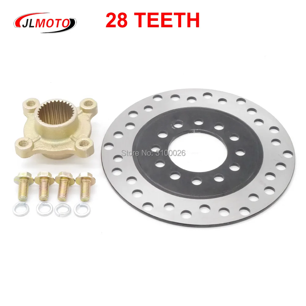 

158mm/160mm Brake Disc with 28T Teeth Hub Fit For China Kids Mini ATV 50CC 110CC 49CC Rear Axle Brake Parts
